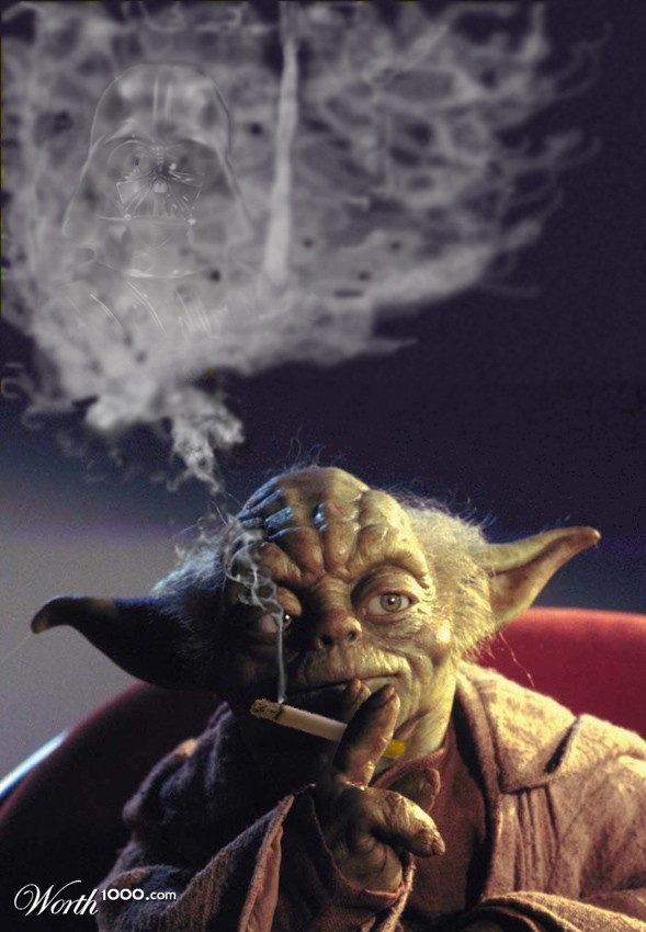 Smoking Yoda 95184710