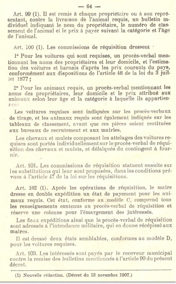 Dépôt de remonte et réquisition des chevaux (quizz) Numar359