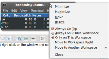 Bandwidth Monitors for Ubuntu Screen17