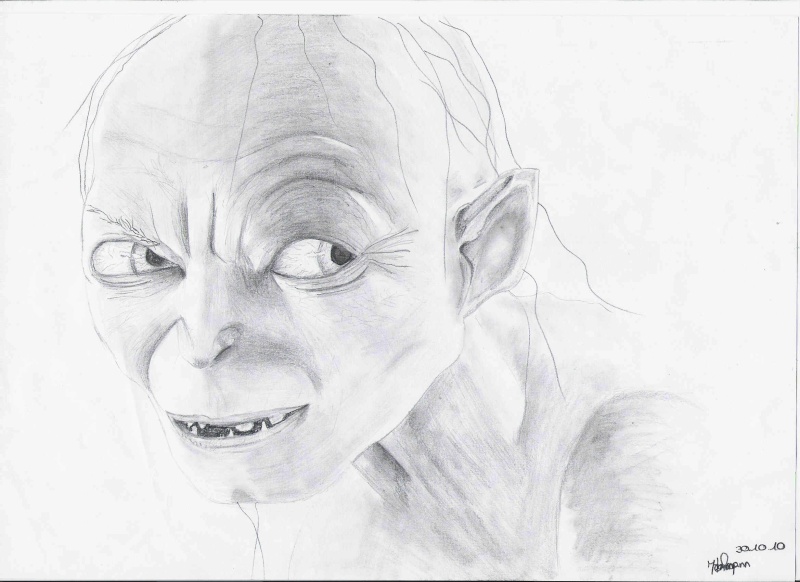 Quelques dessins Gollum14