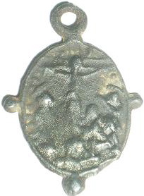 Médaille Scène de la crucifixion & Vierge - XVIIème Imgp2011