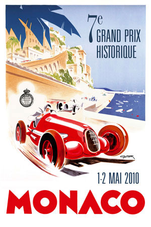 Grand prix historique Monaco Affich10