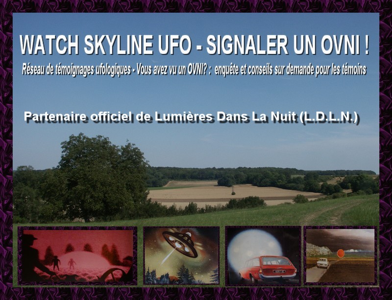 WATCH SKYLINE UFO - SIGNALER UN OVNI!