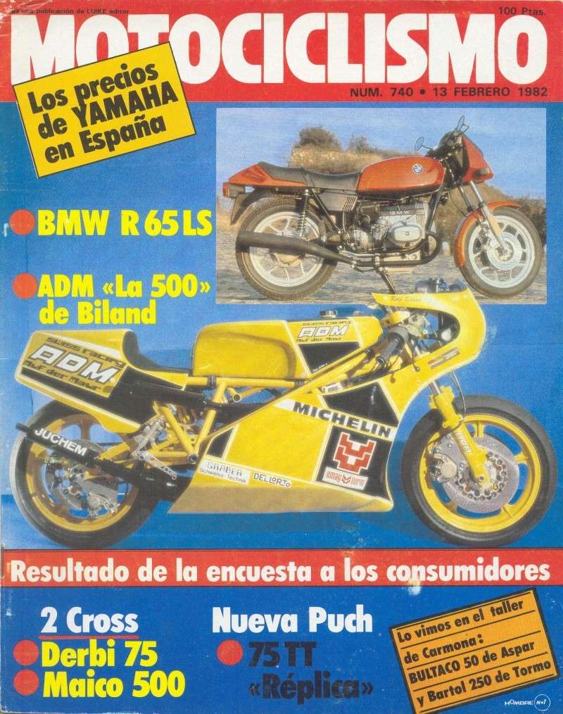 Motociclismo 740 - Febrero 1982 - Puch Cobra M-82 Pre-serie 0013