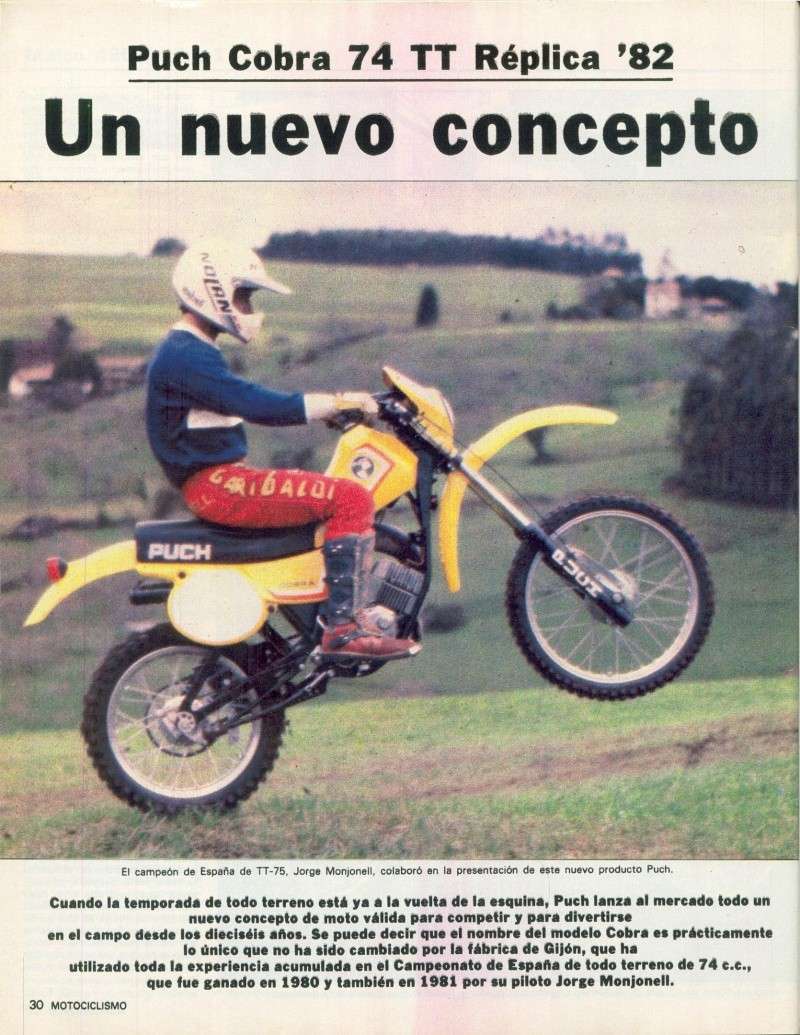 Motociclismo 740 - Febrero 1982 - Puch Cobra M-82 Pre-serie 0123