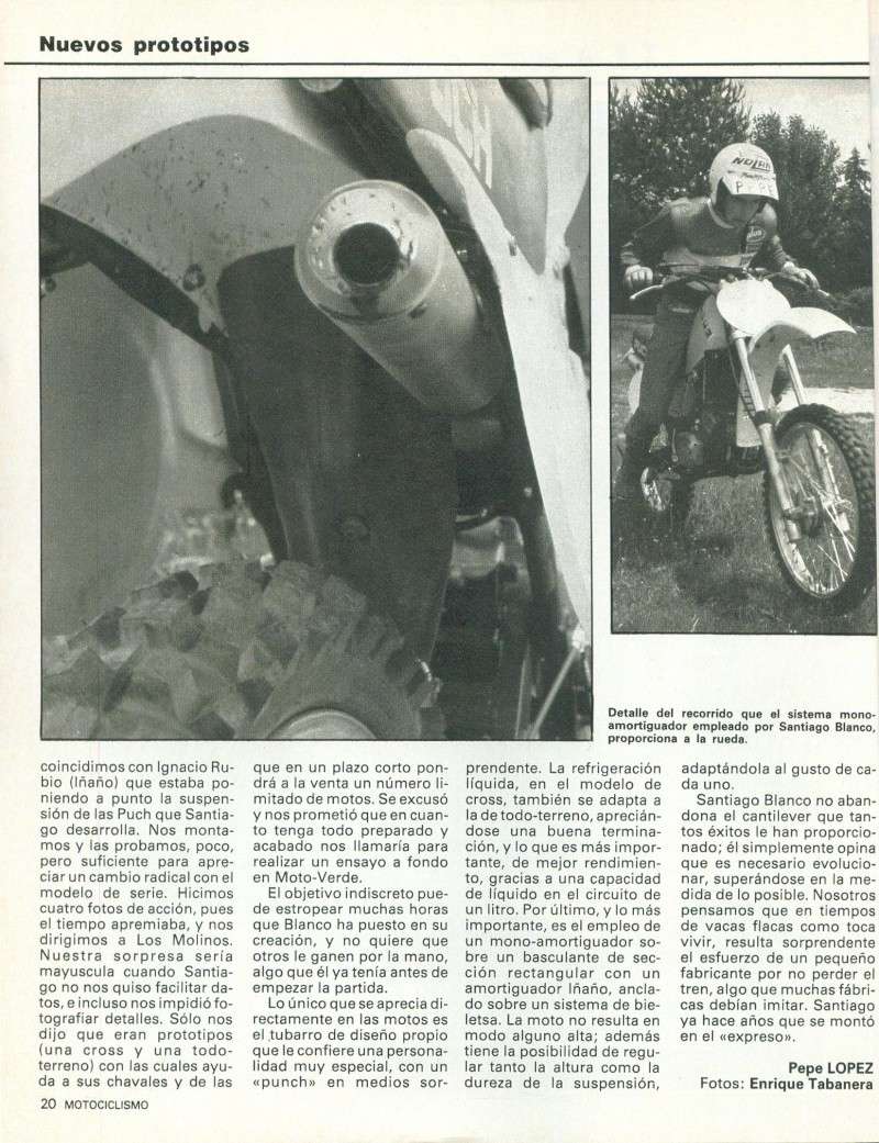 Motociclismo 758 - Junio 1982 - Prototipo Puch Cobra X4S 0316