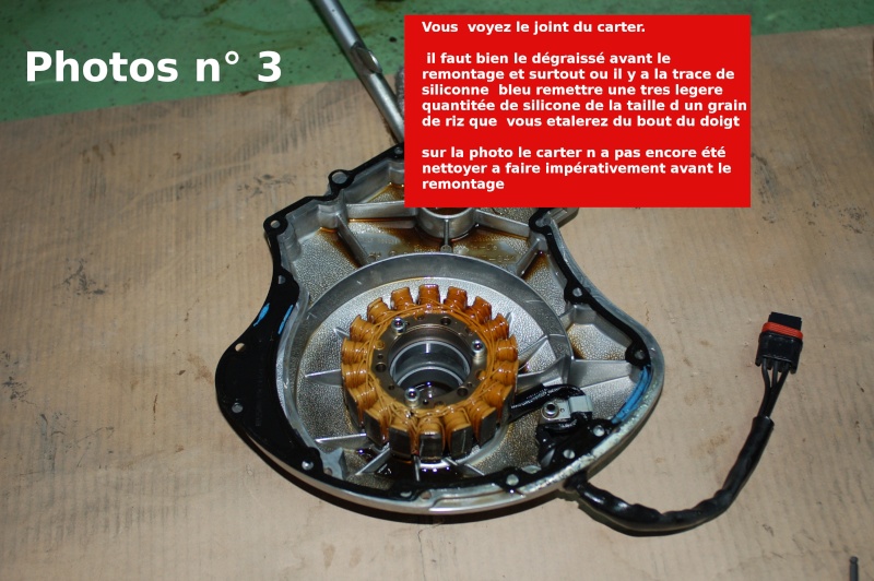 fuite d huile au niveau du stator rotor mode d'emploi VROD