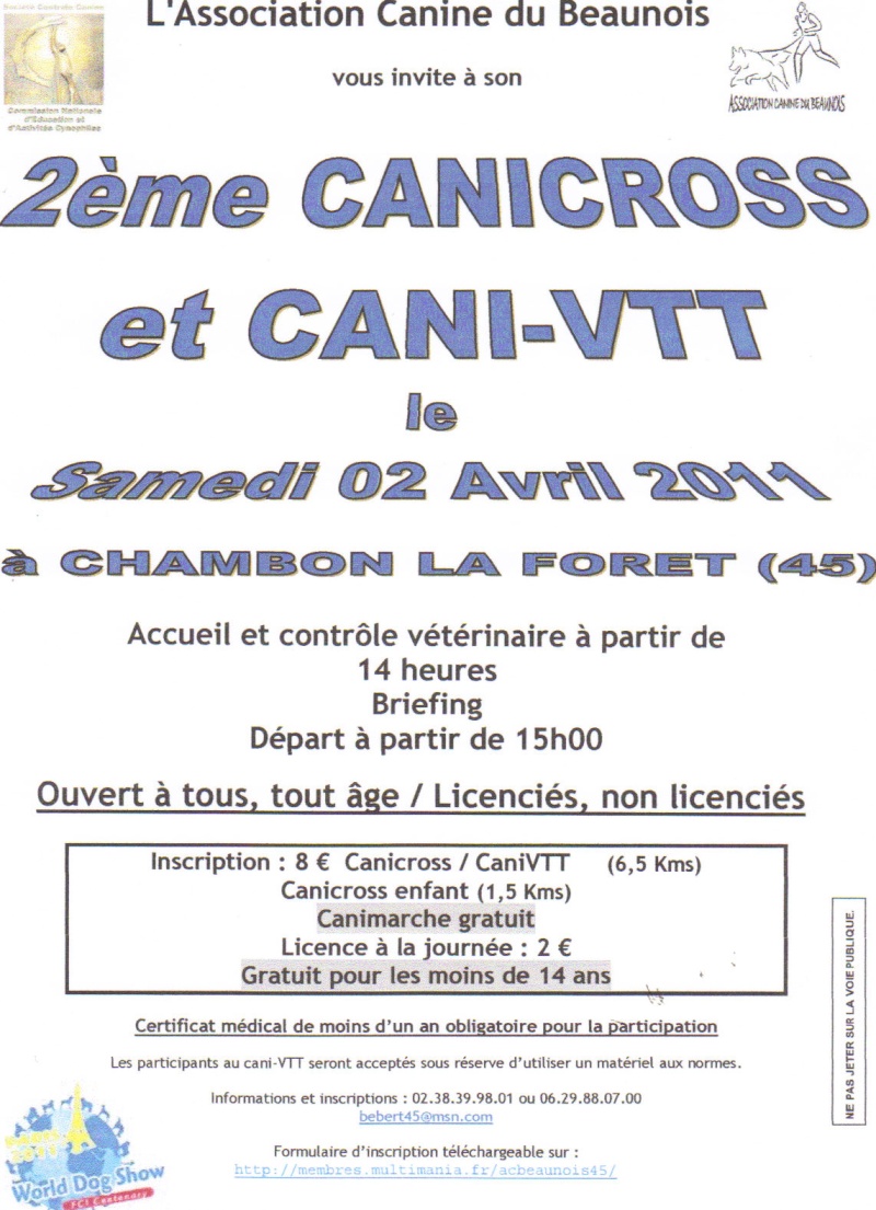 Saison Canicross 2011 - Page 2 Affich10