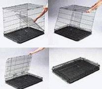 A vendre cage metallique pliable Cage10