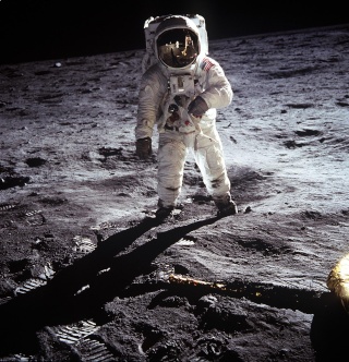 [Collection YellowKorner] Photo Aldrin sur la Lune Apollo49