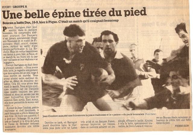 Saison 1984/85 (dernier 16ème de Finale de 1ère Division) Bs_dax14