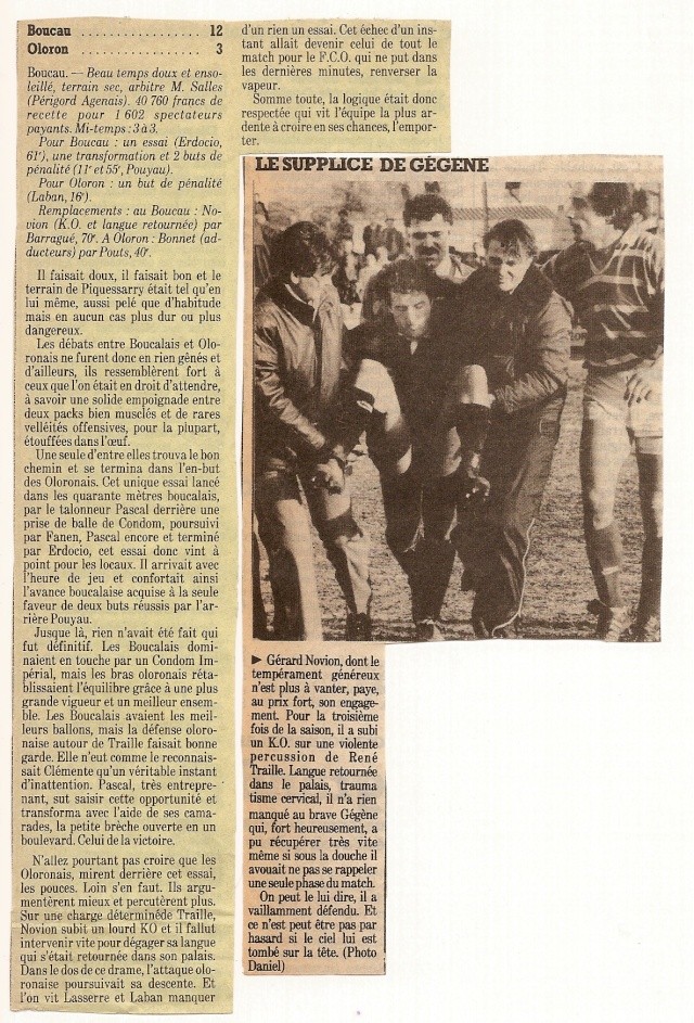 Saison 1984/85 (dernier 16ème de Finale de 1ère Division) Bs_olo11