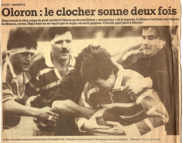 Saison 1984/85 (dernier 16ème de Finale de 1ère Division) Oloron13