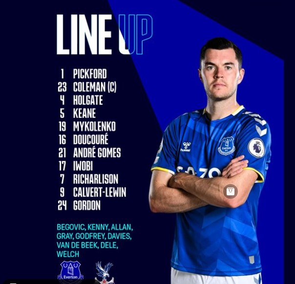 Everton v Crystal Palace Captu112