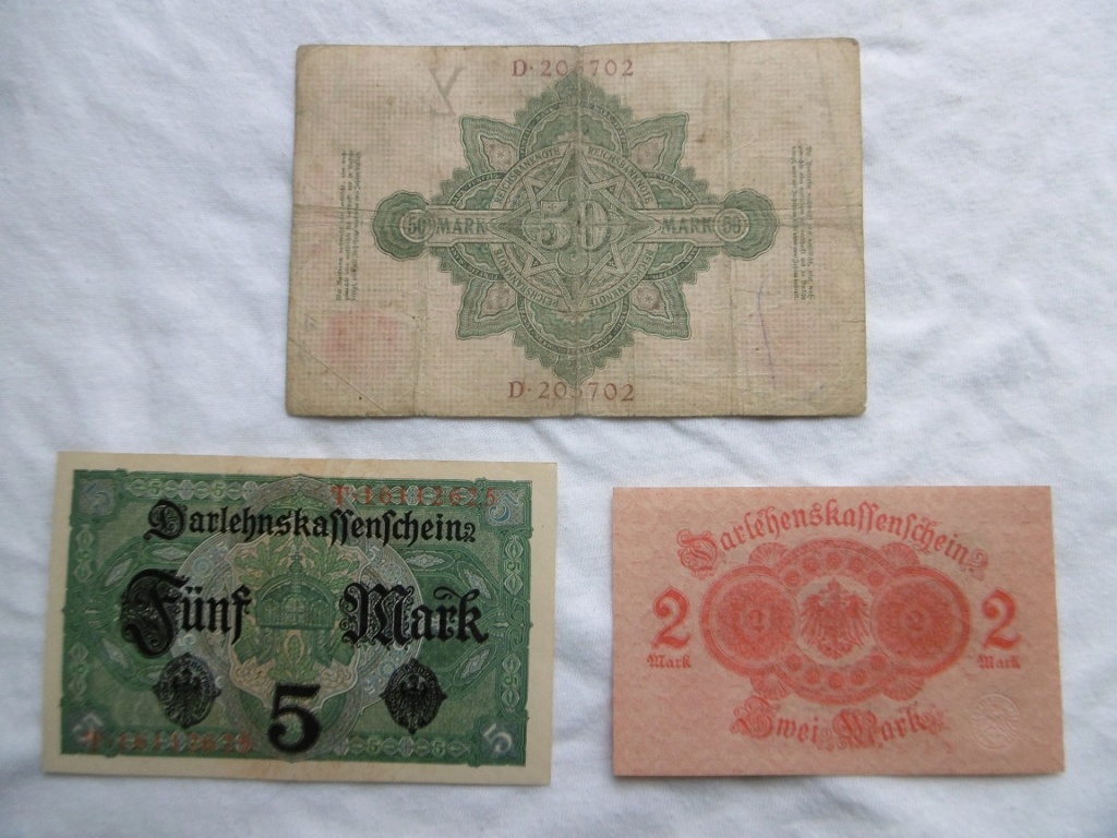 (E) Lot de billets allemand (4) (vendu) (Metz 02/03/20) Z912