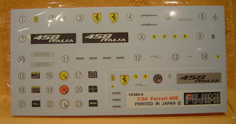 Ferrari 458 Italia Fujimi 1/24 Dsc03419