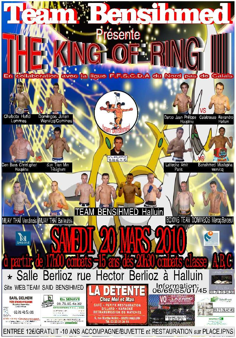 Team Bensihmed prsente THE KING OF RING III (20/03/2010) Affich26