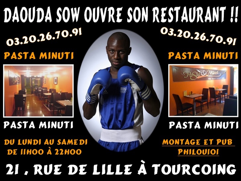 Daouda Sow ouvre son restaurant  Tourcoing !! Montag21