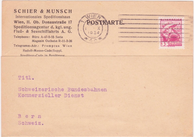 Osterreich - Österreich 1925 - 1938 1934ok10