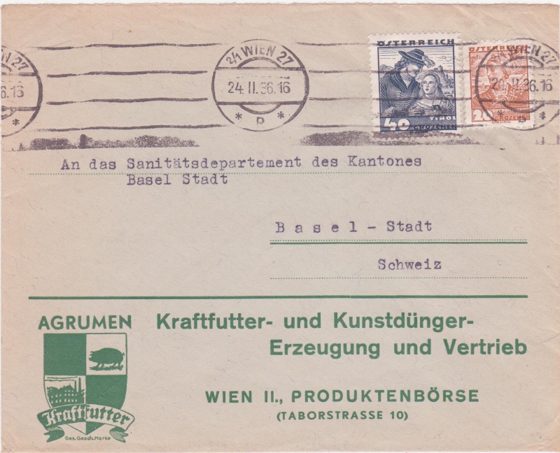 Osterreich - Österreich 1925 - 1938 1936fe10