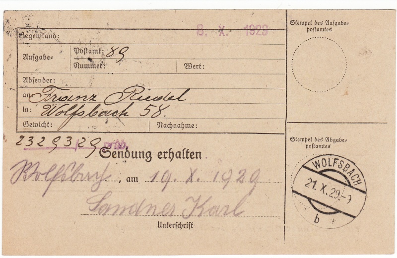 Stempeln niederösterreichischer Postämter in der Zeit 1925 - 1935 Img_0066