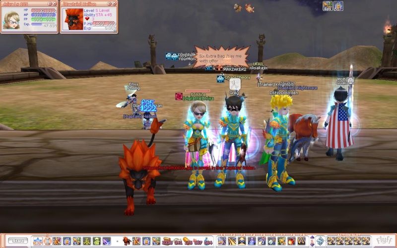 Some of the Solstice Guild members Flyff018