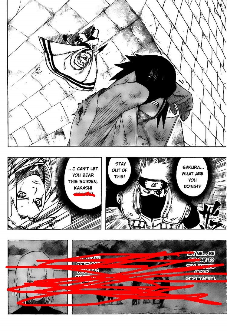 How fucking redundant most parts of a Naruto chapter can be. Naruto21