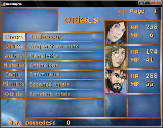 [Mis en ligne] Test de Ademphia [RPG Maker 2003] par ClessDragon Menu_o10