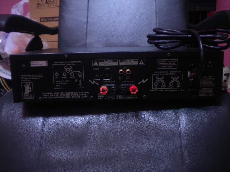 CARVER A-400X THX Power Amplifier (used)SOLD Dscn3515