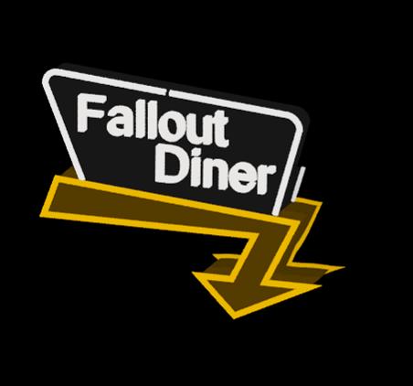 Fallout Diner, a work in progress Signni10