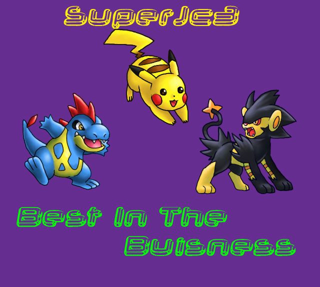 my first pokemon photoshop thingy Superj10