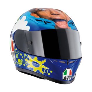 Custom casque Rossi au Mugello - Le Joker Jolly Agv-ro11