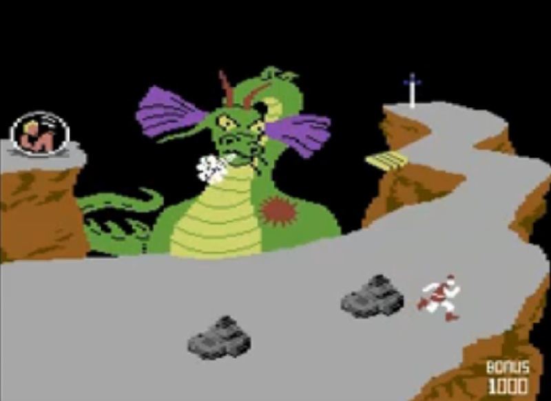 Les bons jeux de Tonton Haga : Dragon's Lair C64dra10