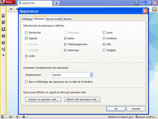 Opéra - navigateur pour débit lent et vieux PC O1410