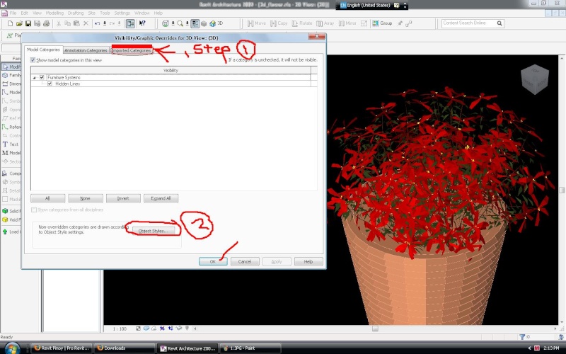 how to change the materials from DWG files 210