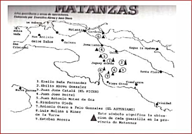 LA VERDAD HISTORIA DEL HOMBRE DE MAISINICU ***  LOS HEROES DEL ESCAMBRAY Mapama10