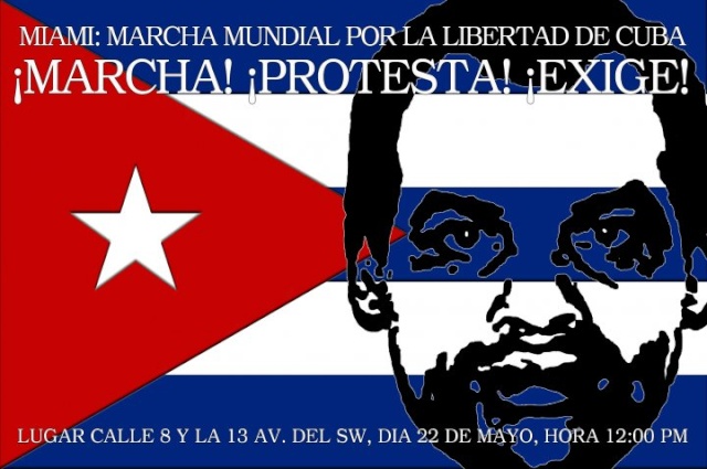 MARCHA MUNDIAL POR LA LIBERTAD DE CUBA Marcha55