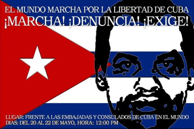 MARCHA MUNDIAL POR LA LIBERTAD DE CUBA Marcha56