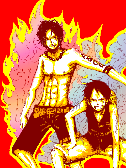 Fanarts One Piece - Page 21 Aceluf11