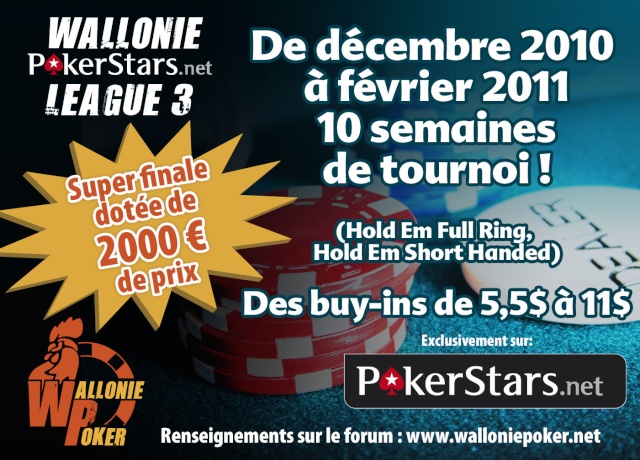 Wallonie Poker League III: Détails et organisation (A partir du 06/12) Wpl311