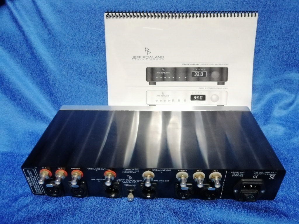 Jeff Rowland Capri S2 pre amp with Dac (used)  Img_2020