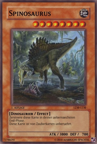 Dinosaurier-Deck Spinos10
