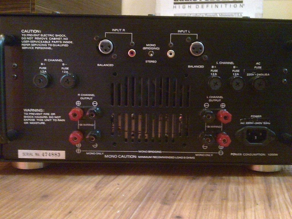 CHAMP Audio Stereo Power Ampliier C-2300 (used) Image018