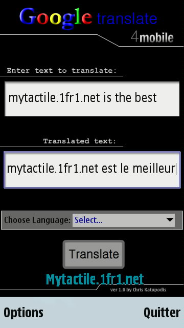 Google Translate 4 mobile v1.0.r Mxcap177