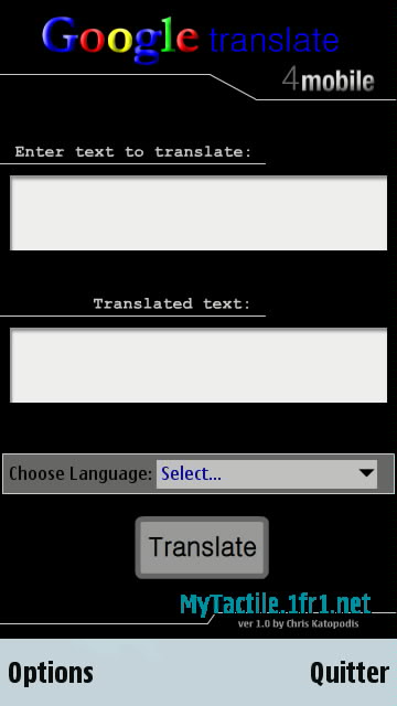 Google Translate 4 mobile v1.0.r Mxcap180