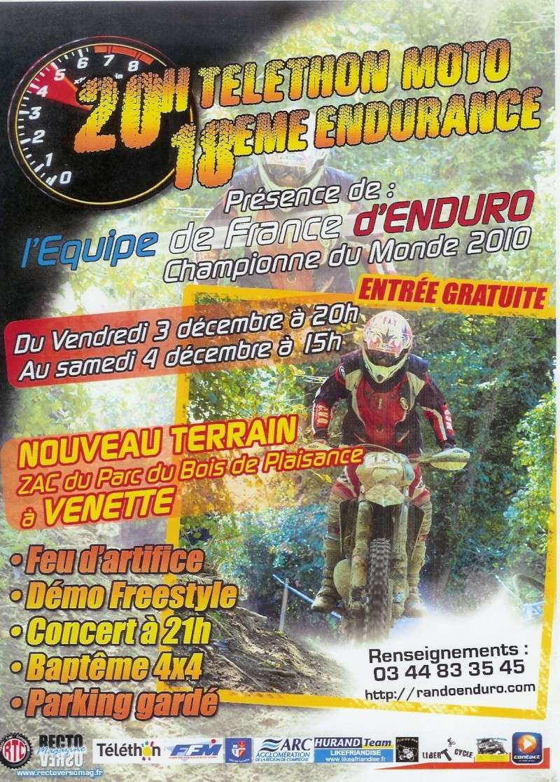 Endurance Telethon 20 heures de Compiègne 2010 - Page 2 Affich10