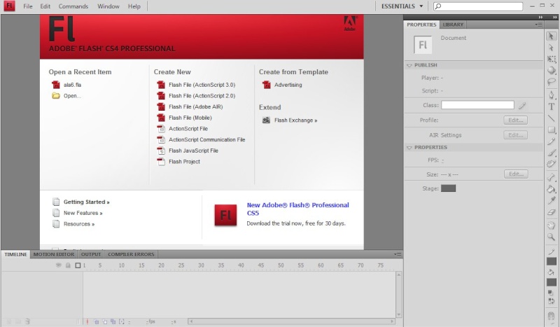 تحميل برنامج ادوبي فلاش 5 2011  Adobe Flash Professional CS5 Ffffff10