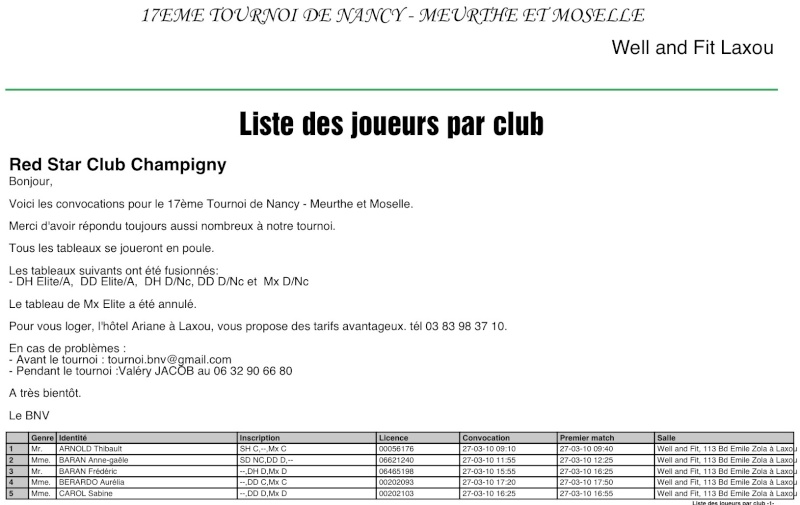17ème Tournoi International de Nancy - Elite A B C D NC - 27 - Page 2 Convoc12