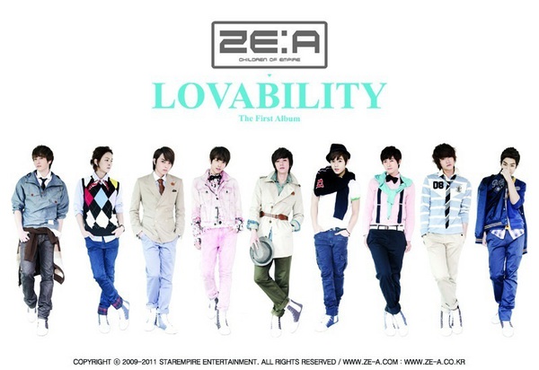 [ZE:A] Official Photo’s from ZE:A’s upcoming album, “Lovability” 20110317