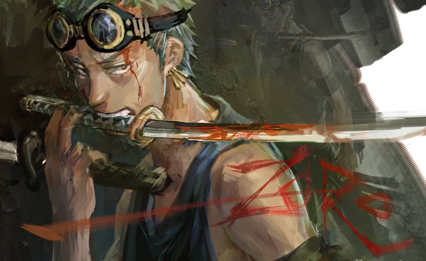 Fanarts One Piece - Page 33 Zoro_w10